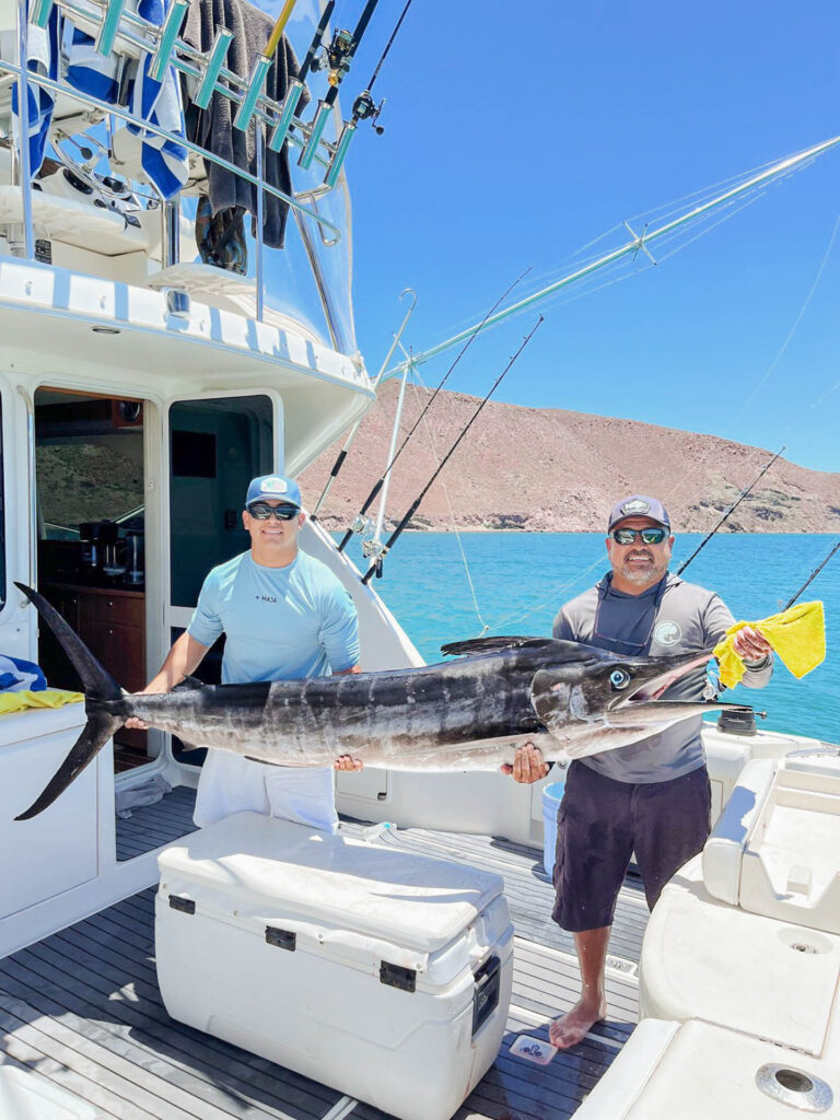 Striped Marlin on the Boat – Sea of Cortez